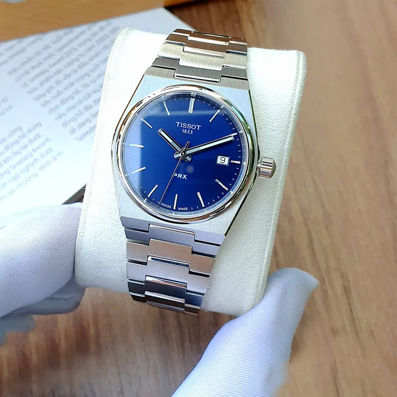 Tissot PRX Swiss Quartz 35mm Blue Dial Unisex Watch- T137.210.11.041.00